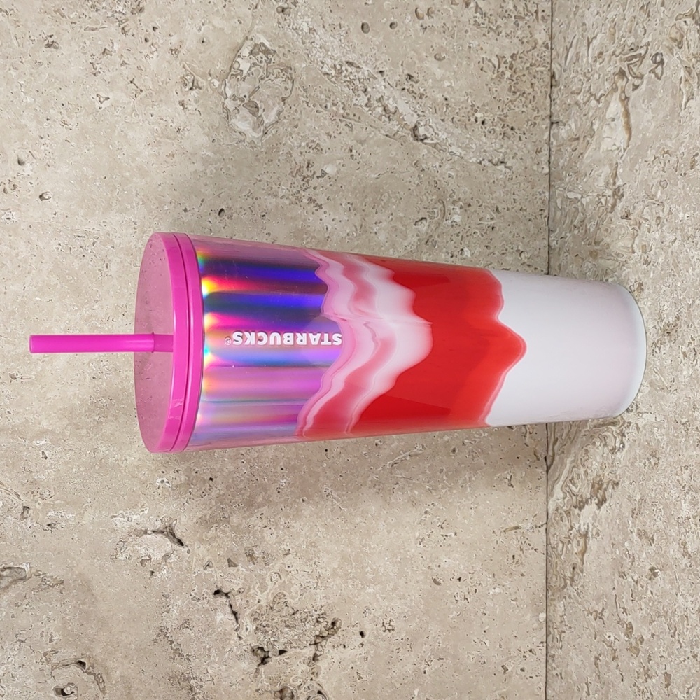 Starbucks 2021 Holiday Color Wave 24oz Acrylic Tumbler